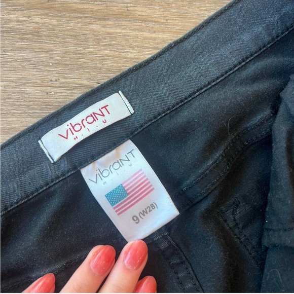 Black High-waisted flared jeans - Picture 3 of 5